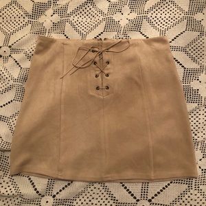 🌞 Suede Skirt